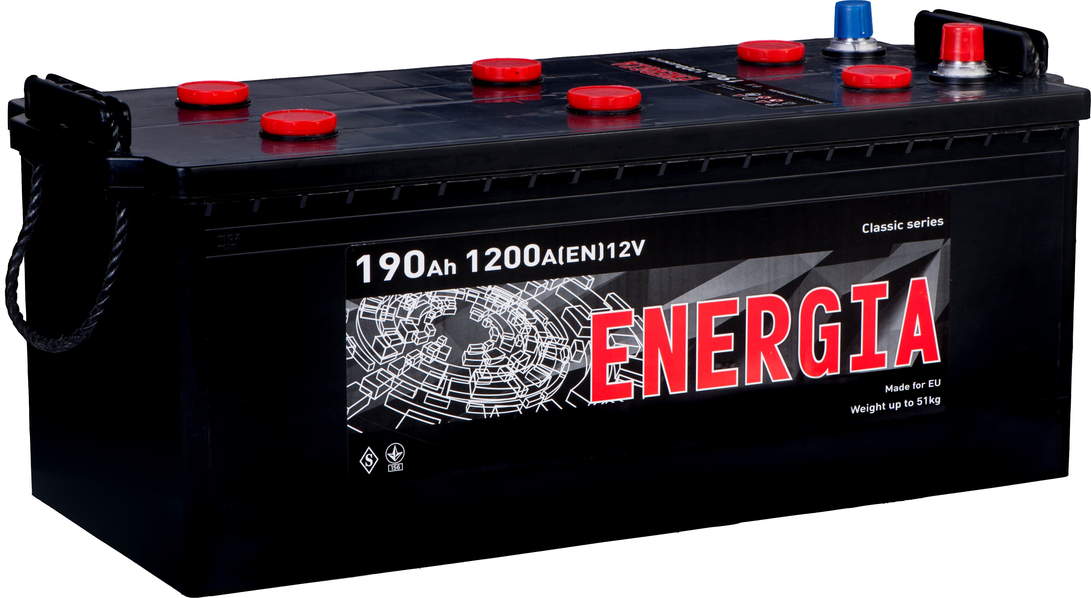 Акумулятор ENERGIA 6СТ-190АЗ L